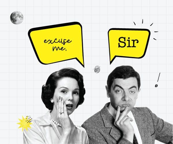 Excuse Me, Sir blog cover image by Ting